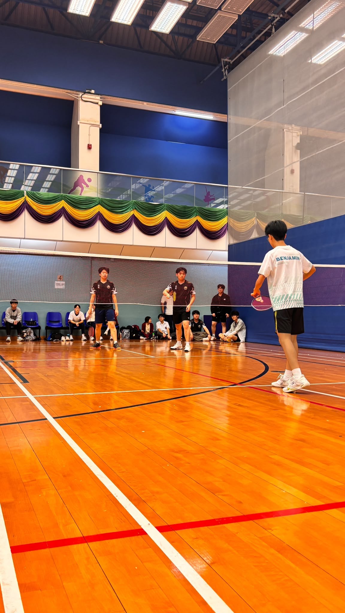 The third inter-school off Badminton Team / 羽毛球隊第三場學界賽事